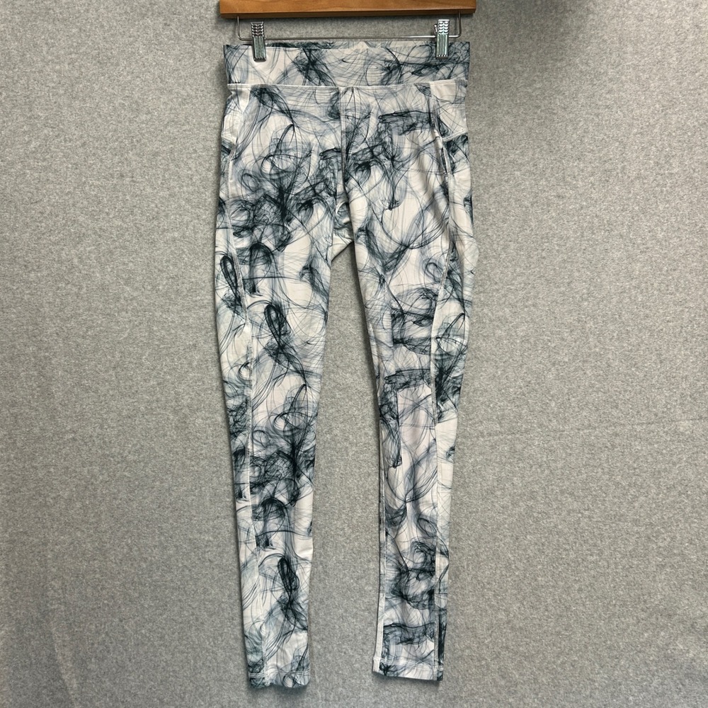 HPE Human Performance Engineering Medium Leggings Abstract Smoke Print Athletic